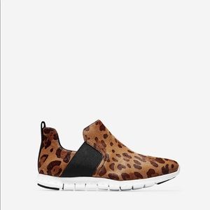 Cole Haan women’s Zerogrand Slip-on bootie leopard